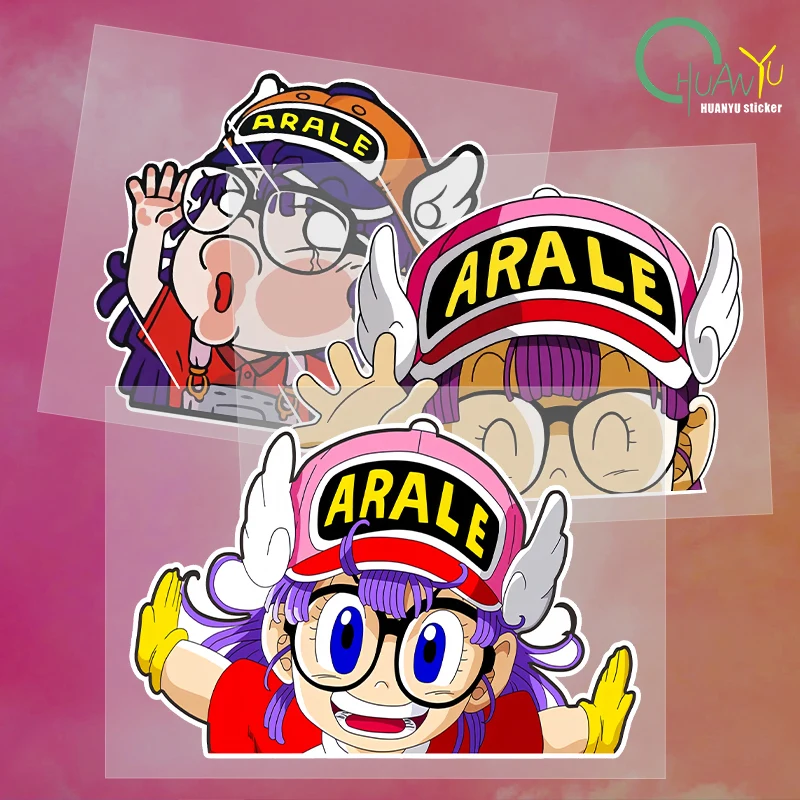 Arale 파인 데칼 비닐 자동차 스티커 바디 자동차 범퍼 트럭 캠핑카용, 방수 자외선 차단 데칼, 맞춤형 인쇄 