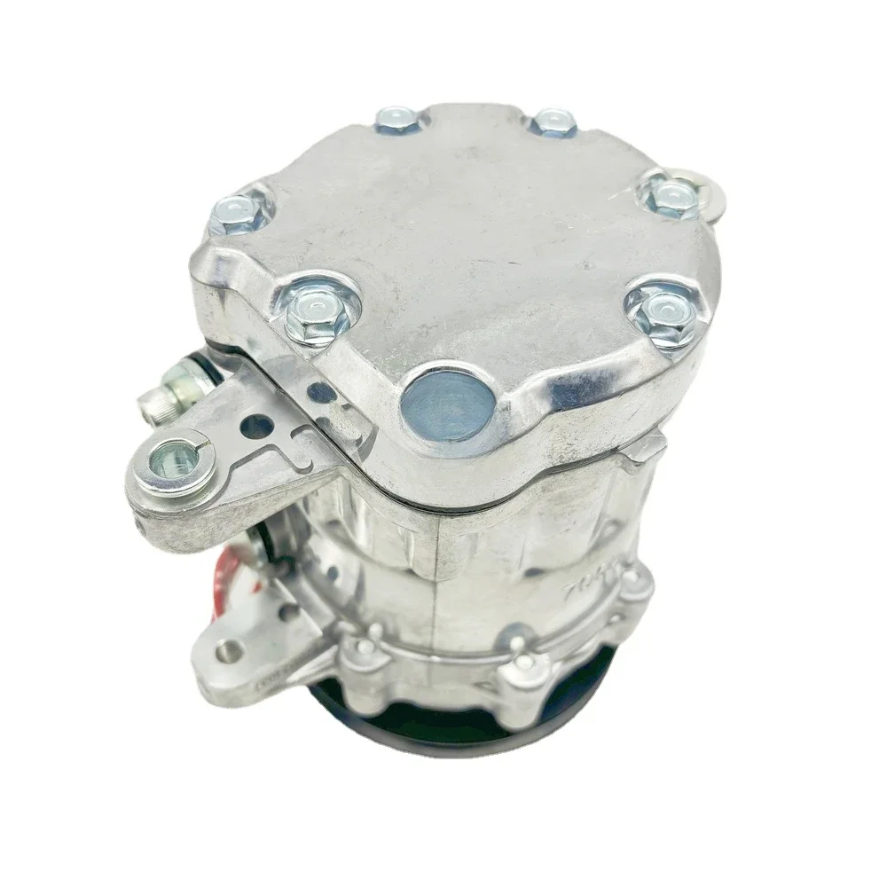 Air conditioning compressor PC55 PC56-7 is suitable for excavator AC  assembly