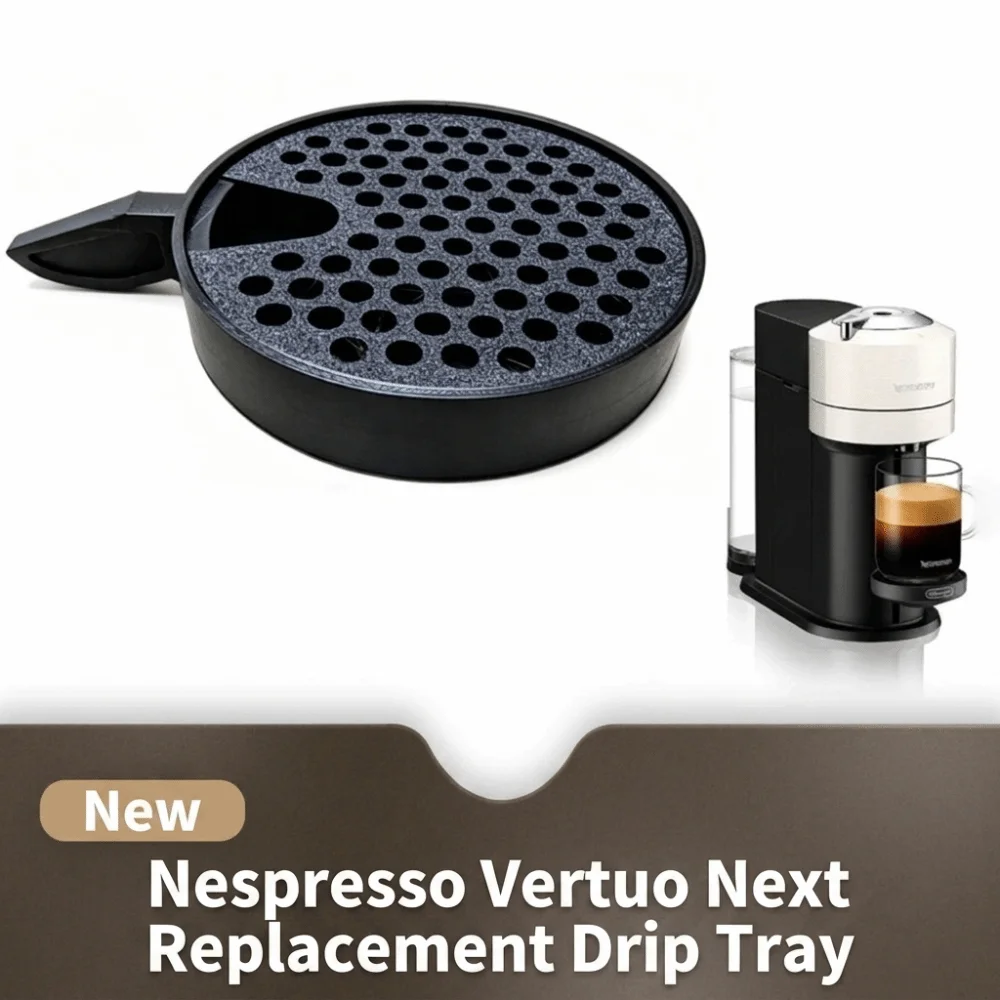 Replacement Replacement Drip Tray Compatible Spill-Proof Drip Tray Easy Clean for Krups Nespresso Vertuo Next