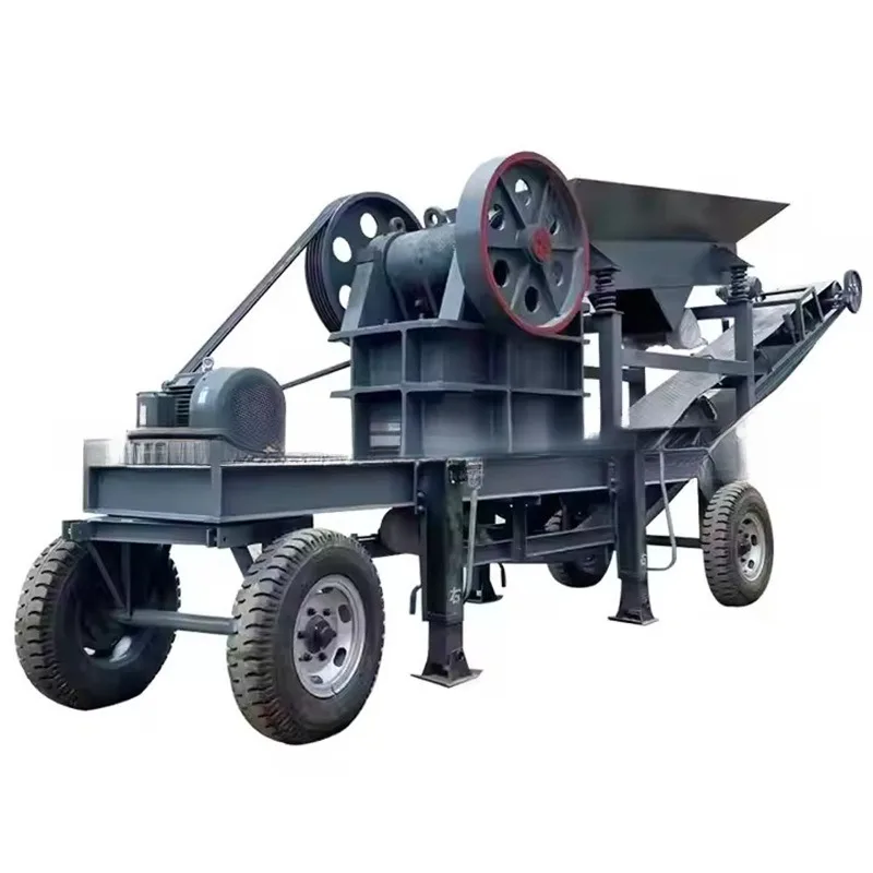 Mobile Construction Waste Crusher With Dual Use Of Oil And Electricity, Convenient To Move Efficient Wood Recycling 2025