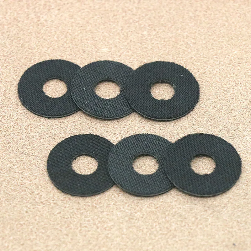 10PCS 1mm Fishing Wheel Special Discharge Force Alarm Carbon Fiber Brake Pad Baitcasting Reel Spinning Drum wheel Accessories