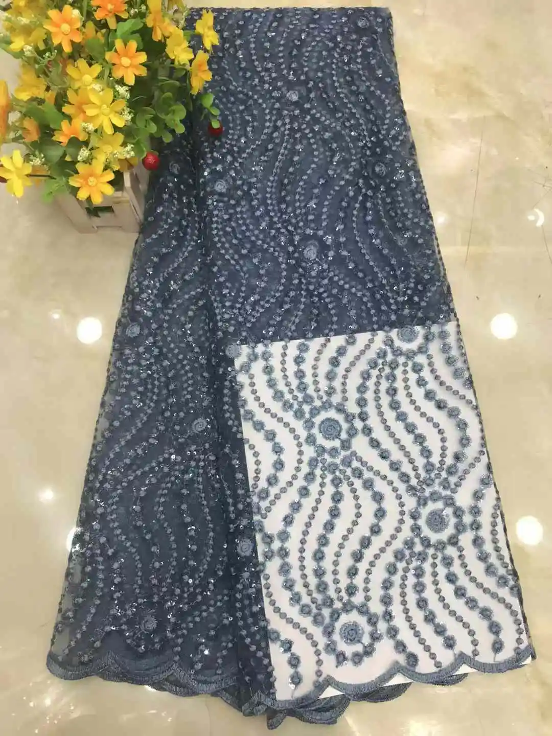 

DIY Sewing Mesh Dress Multicolor Fabric By The Yard Beautiful Sale Nigerian Manual Costura Wholesale Crafts Materials African