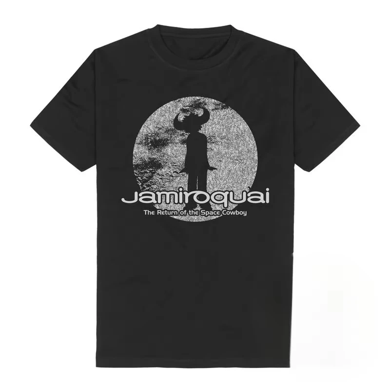 T-shirt Buffalo Gradient Jamiroquai 100% Coton, Tee-shirt graphique pour hommes et femmes, Streetwear d'été, Mode musicale vintage, Vêtement haut de gamme