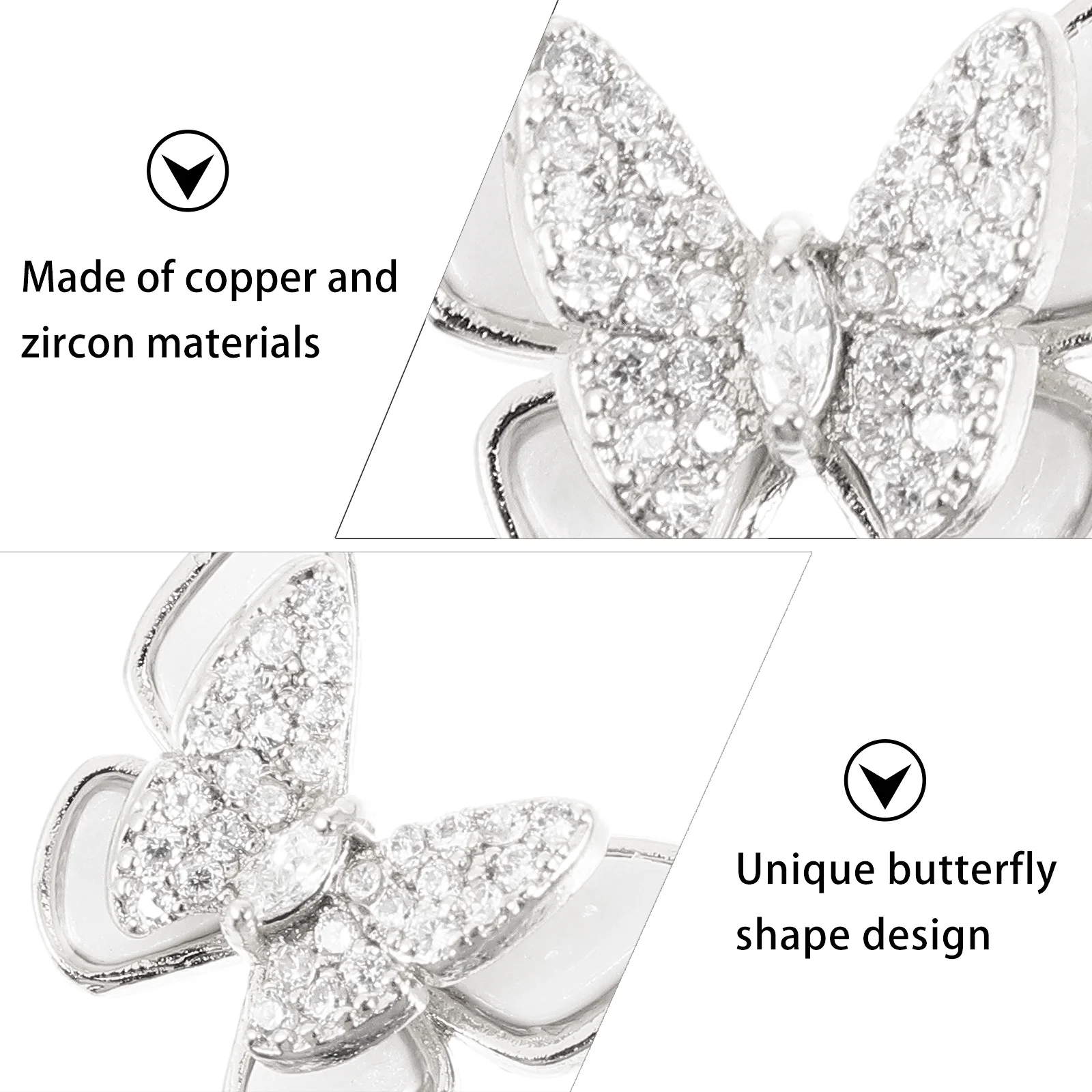 

5Pcs Nail Art Studs Unique Design Durable DIY Manicure Patch for Stage Performance Night Out Graduation Fancy Dress