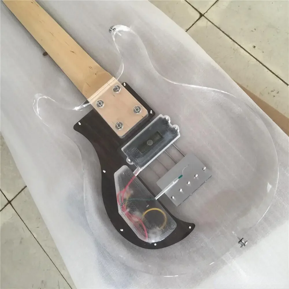 Customized Electric Bass Guitar, High End, Acrylic Main, 4-String, High Quality