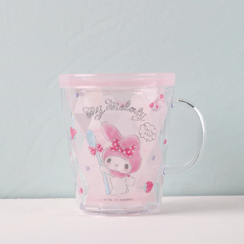 

Новая чашка для зубной щетки My Melody Kawaii, двухслойная чашка для зубной щетки с героями мультфильмов, 260 мл, чашка для зубной щетки Cinnamoroll, допамин, новый стиль, хит продаж