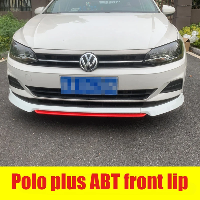 Suitable for Volkswagen 19-24 Polo Plus modified Polo all inclusive ABT front lip and bumper protection size surround