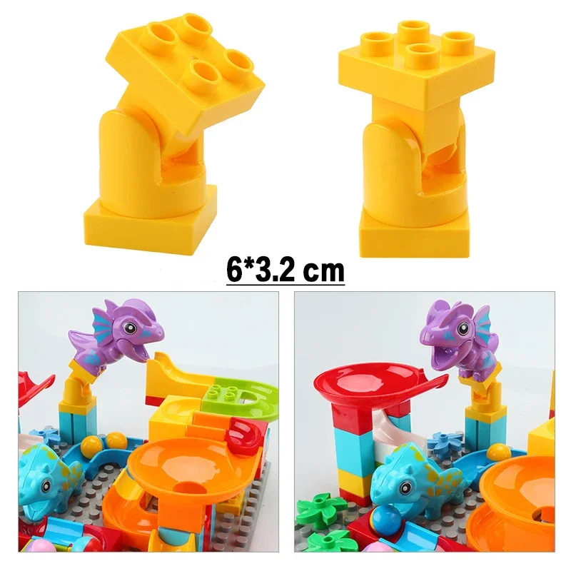 Big Building Blocks Compatible Indoor Furniture Accessories House Utensil Table Chair Bricks Assemble Toys Children Kids Gift