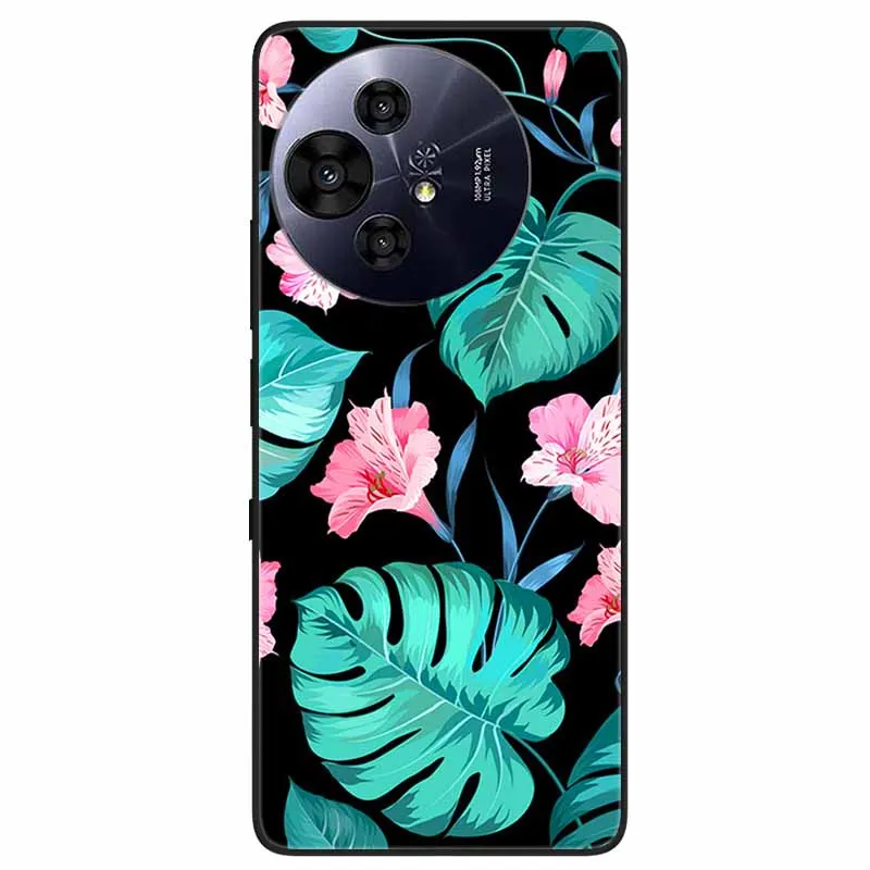 For TCL 50 Pro NxtPaper 5G Case Floral Relief Painted Soft Silicone Cover for TCL50 50 NxtPaper 50Pro 50NxtPaper Phone Cases 6.8