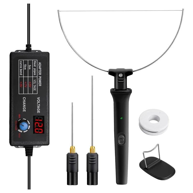 Máquina cortadora de espuma caliente AA63 5 en 1, Kit de herramientas de pluma con controlador de voltaje Digital de 110-240V/0-28W, enchufe eléctrico de EE. UU.