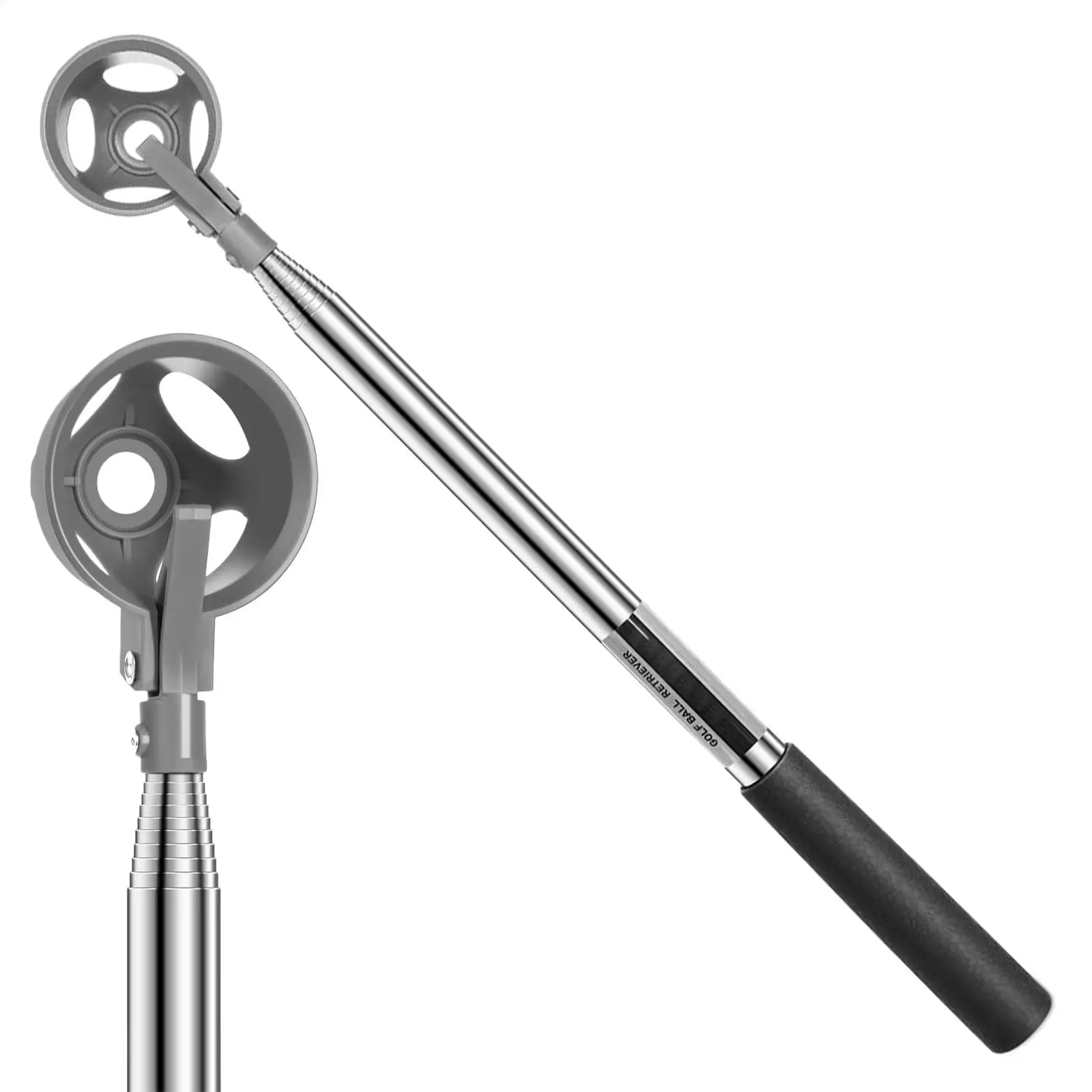

Golf Ball Picker Extendable Golf Water Ball Retriever Stainless Steel Shaft Portable Picker For Training Search Outdoor Golfer