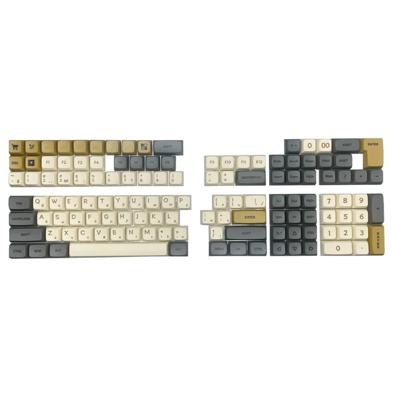 

Russian Keycaps XDA Keycap for 61/64/68/75/87/98/104 MX Switches Keyboard Dropship