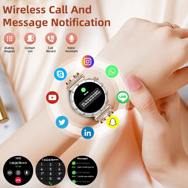 Luxury Smart Watch Women Ladie - đánh giá và giá Smartwatch Latest Watches For Women