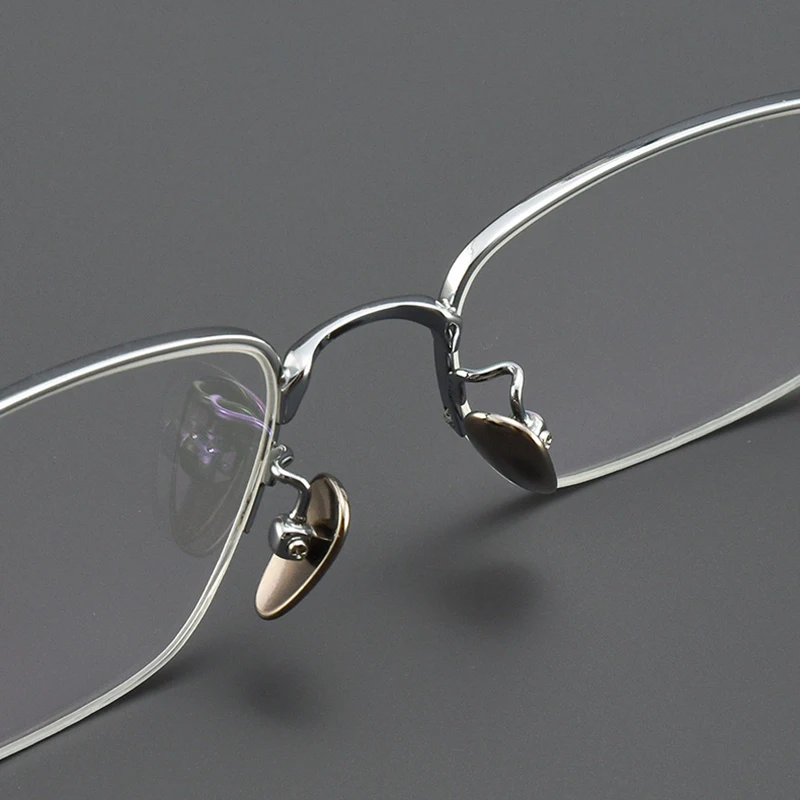 KUXA Herenbril met lenzen op sterkte Puur titanium optiekframe Progressieve bijziendheid Brillen Leesfilter Blauw licht