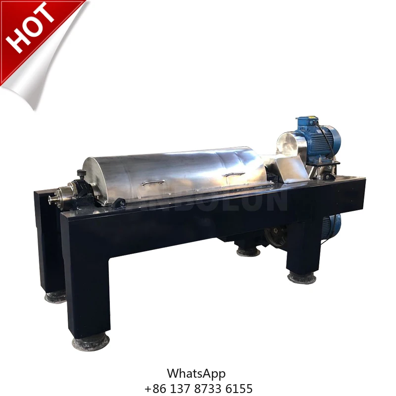 Small Scale Industrial Solid Liquid Decanter Centrifugal Separator
