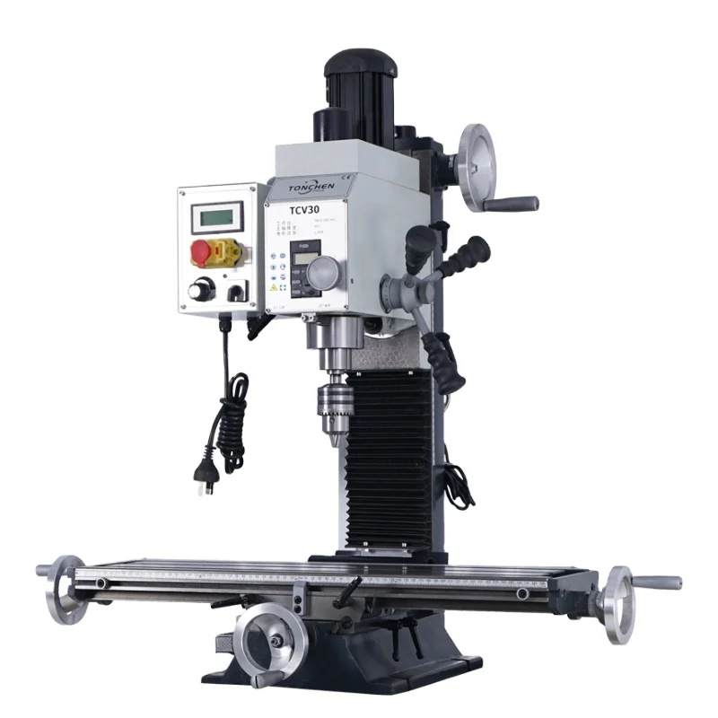 

High Precision Heavy Duty Vertical Micro Milling Machine Manual Metal Drilling and Milling Machine 220V MT3 New