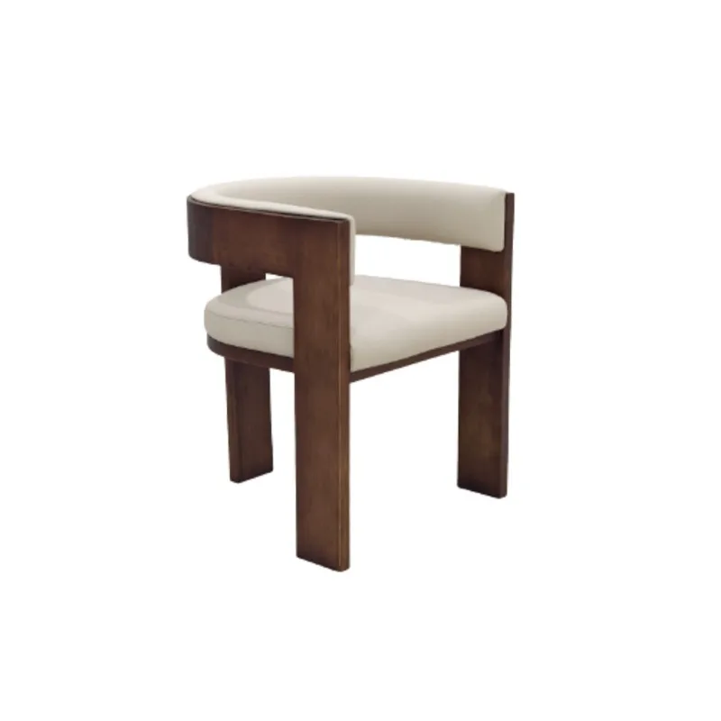 Solid wood dining chair Premium ash wood back chair Modern simplicity