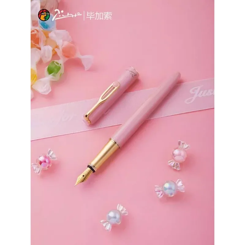 Pimio 620 Candy Fountain Pen Set - Calligraphy Writing Gift for Students, Ideal for 3rd & 4th Graders