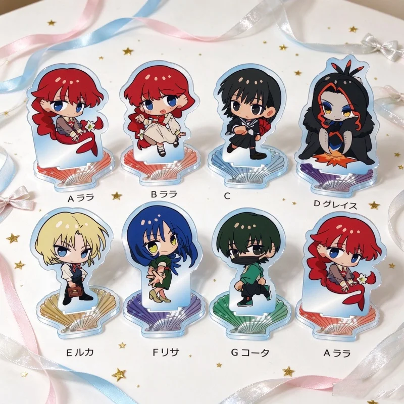 Room Decorat Gift Acrylic Stand Figure Keychain Goodbye, Lara10CM New style Anime Mari Otsu/Grace/Lisa/Luca Akizuki/Yoshiya Otsu