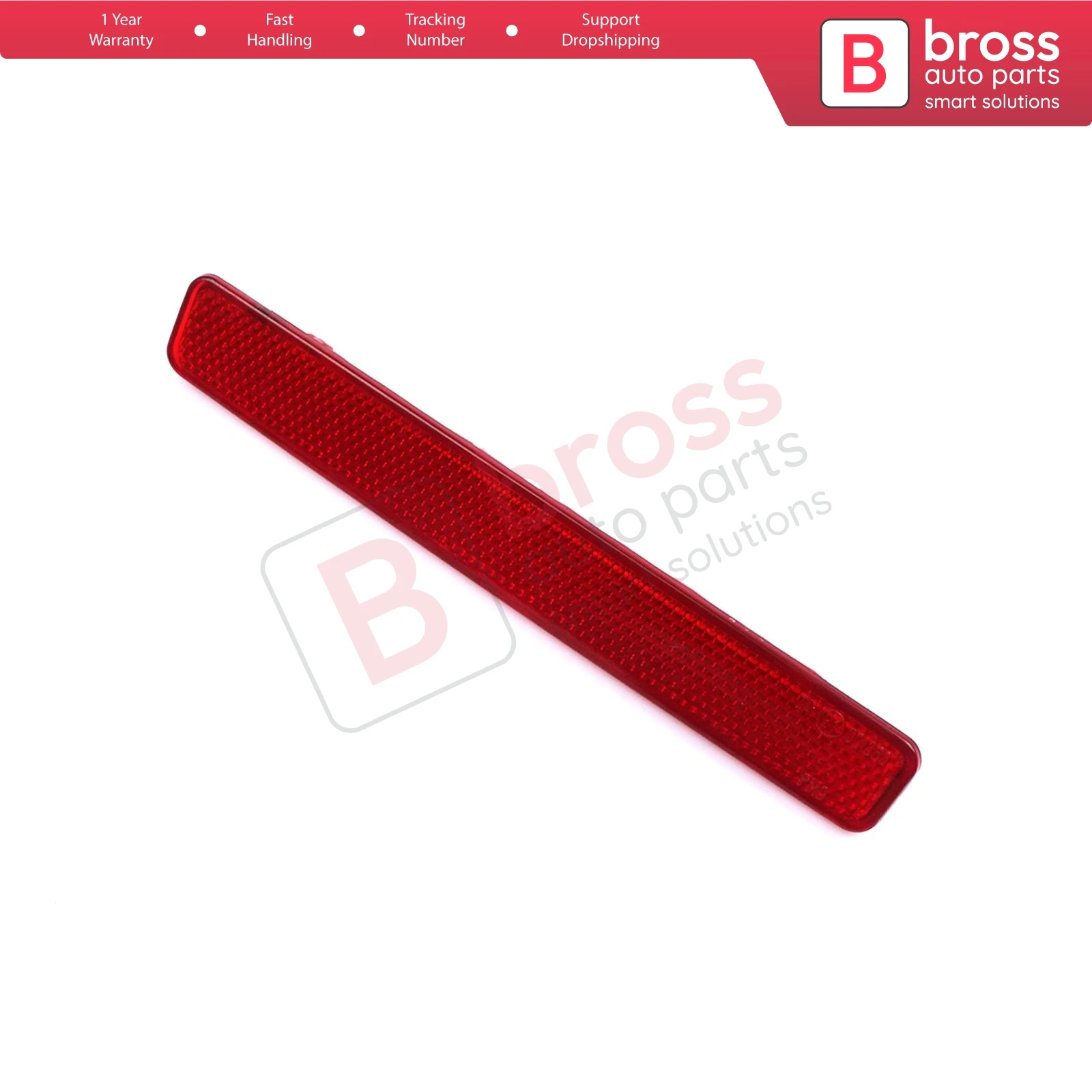 

Bross Auto Parts BSP879 Rear Bumper Reflector RIGHT 7E0945106 for VW Transporter T5 Fast Shipment Free Shipment Ship From turkey