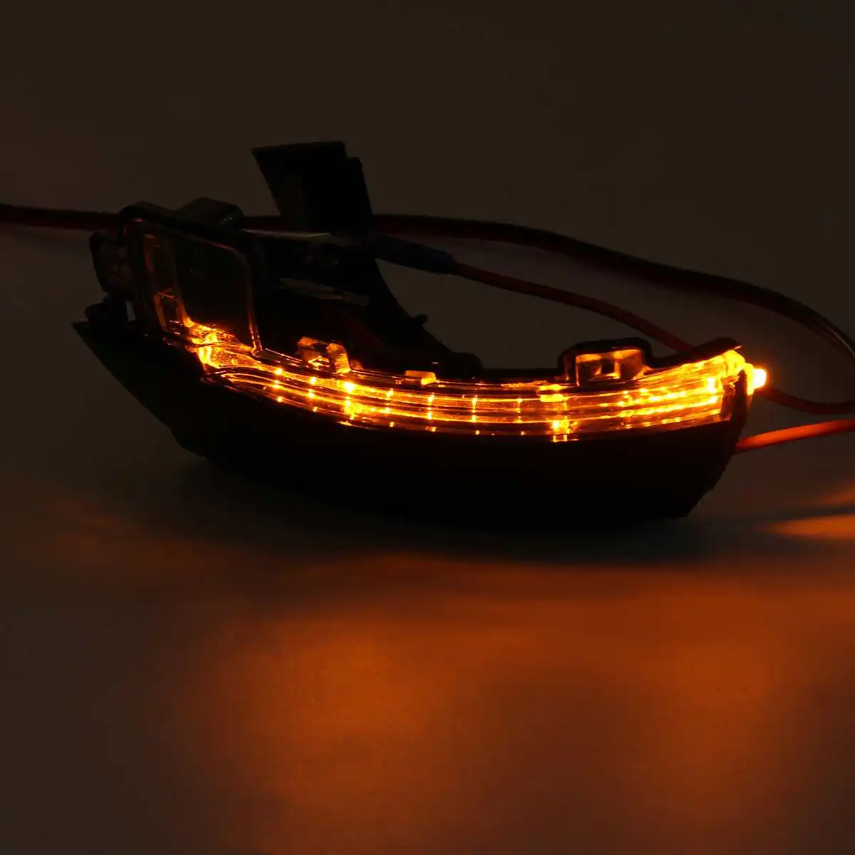 2X Car Mirror Turn Signal LED Side Rearview Mirror Indicator Blinker Light 6R0949101 6R0949102 for-Polo 6R 6C RHD