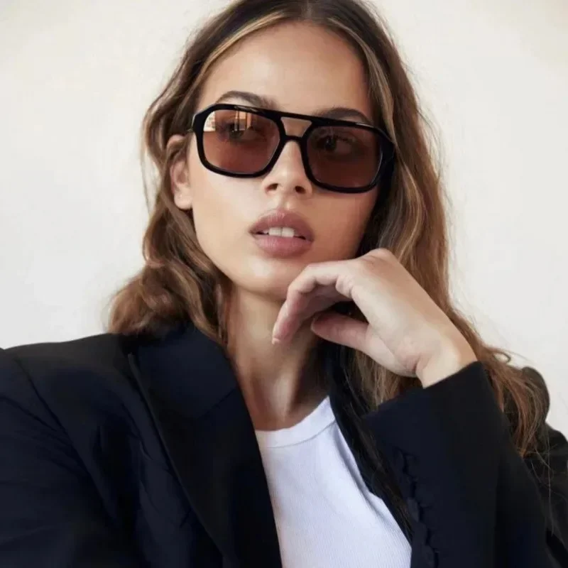 New Vintage Square Sunglasses Women Men Brand Rectangle Sun Glasses Female Oval Eyewear Male Female UV Protection Eyeglasses