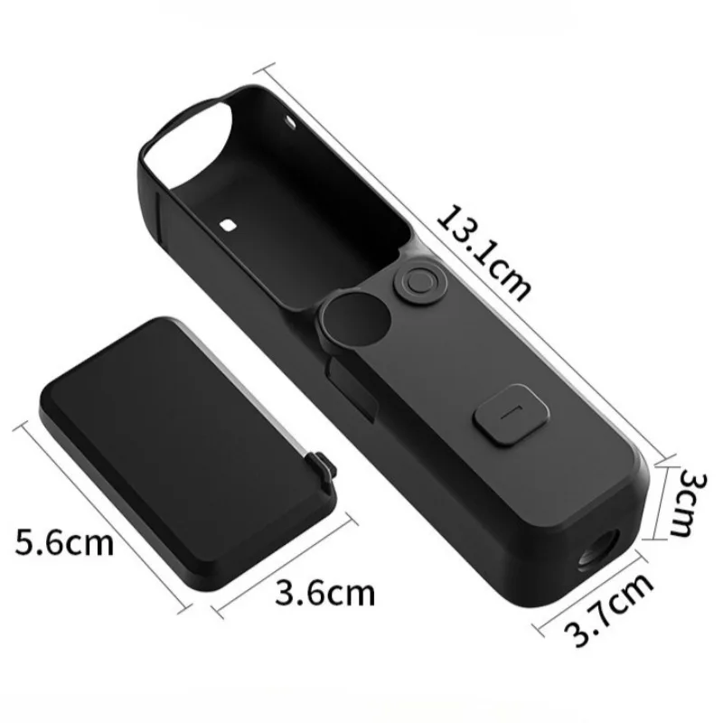 Силиконовый чехол для ручной камеры DJI Osmo Pocket 3, мягкий защитный чехол с защитой от царапин для камеры Osmo Pocket 3