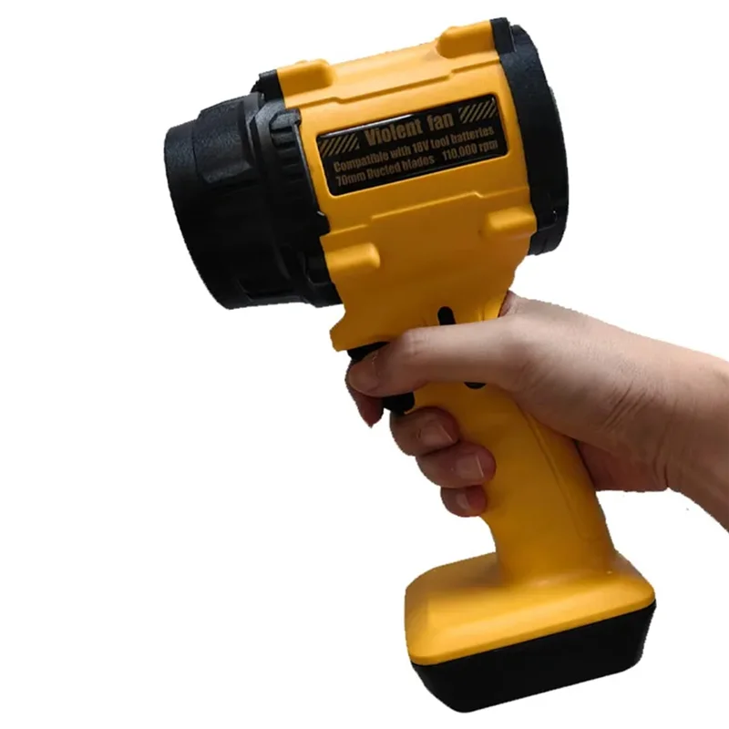 

ABGG-Turbo Jet Fan Handheld Power Tools Violent Fan Air Blower High-Power Leaf Duster Thrust For 20V 18V Battery
