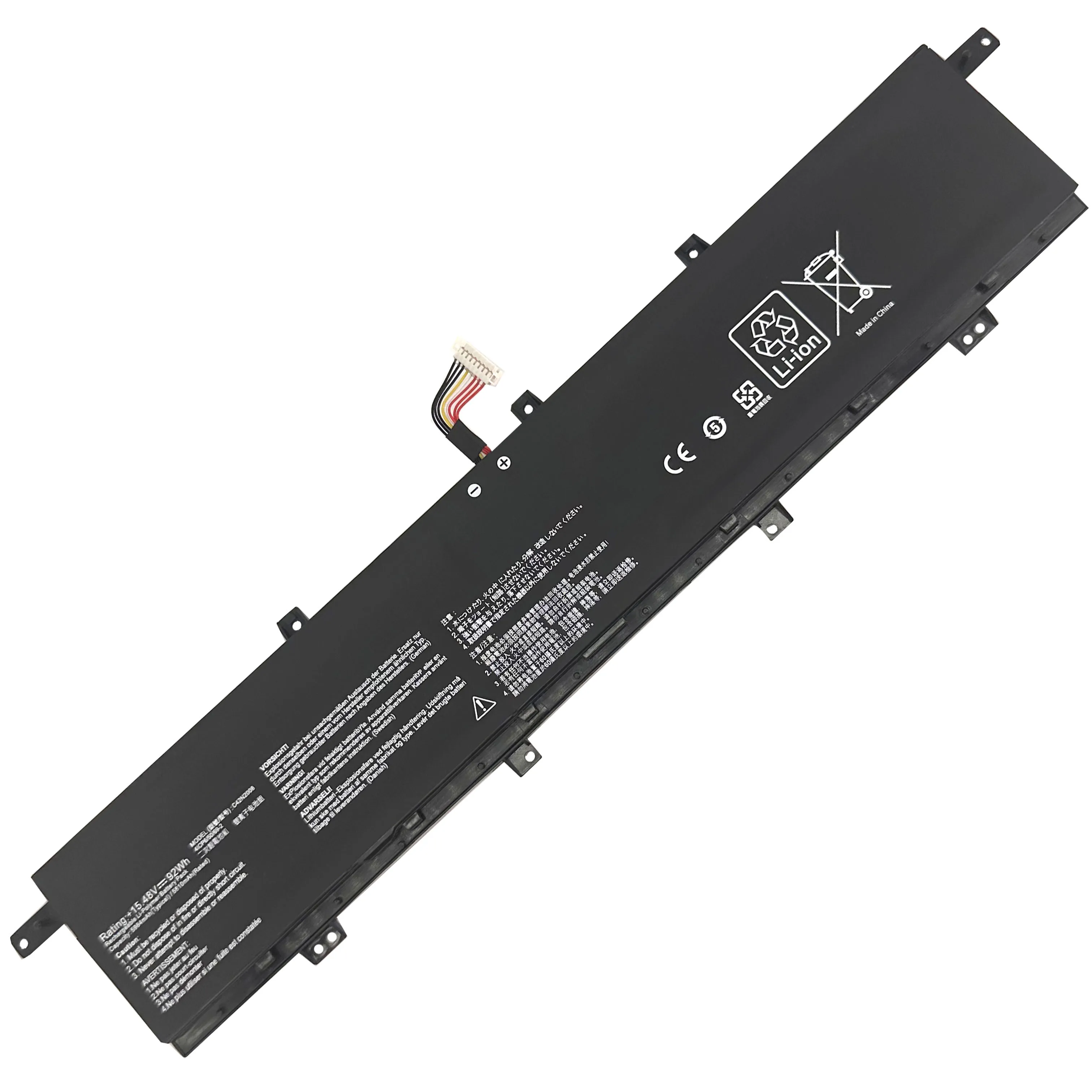 C42N2008 15.48V 92Wh 5984mAh Laptop Battery For ASUS Zenbook Pro Duo OLED UX582ZM UX582HM UX582HS UX582LRSeries
