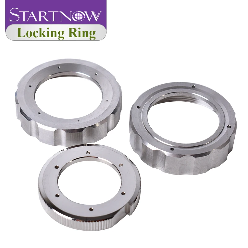 Startnow Ceramic Lock Ring Nut for Precitec Raytools BT240S BM109 BM111 WSX Fiber Laser Head Laser Nozzle Connector Fasten Ring