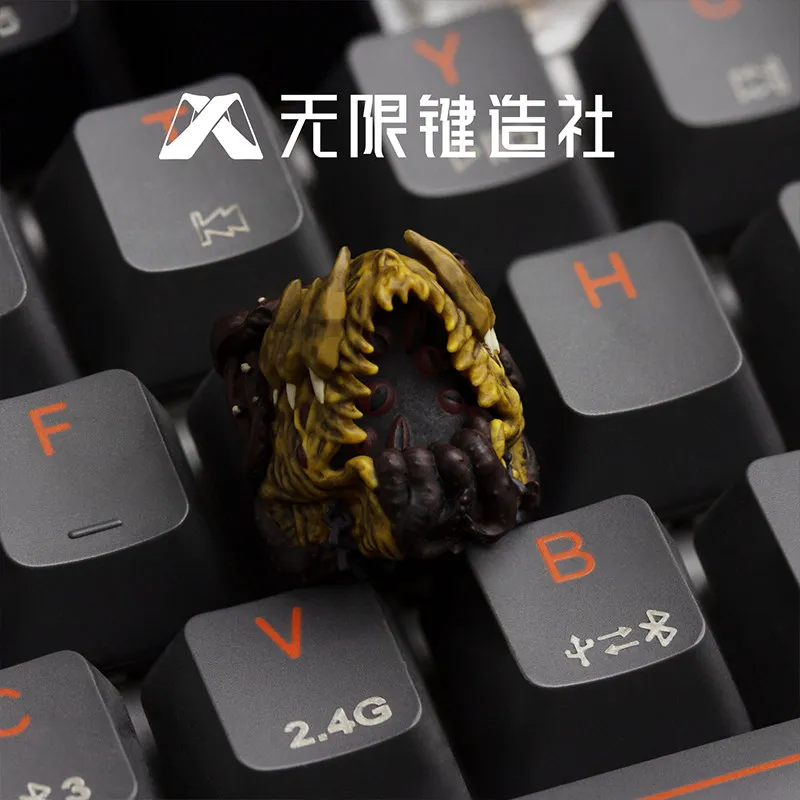 Cthulhu Series Theme Keycap Original Resin Cross shaft Mechanical Keyboard PC Game Keyboard Collect Gift Custom Keycap ESC keys