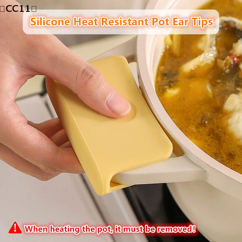 2Pcs Anti-Scald Pot…