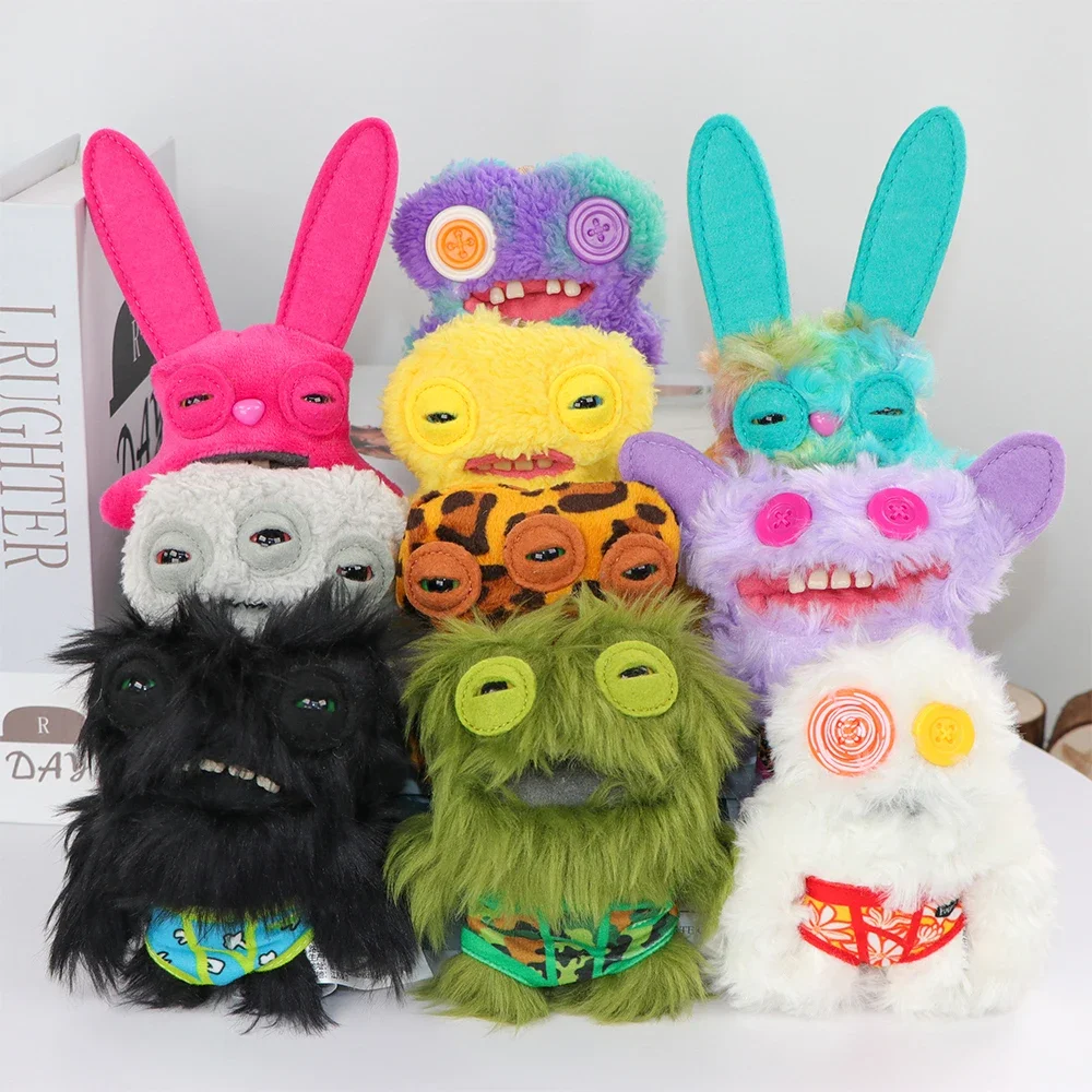 Fuggler Grappig Lelijk Monster Knuffel Sleutelhanger Kawaii Fugg Pop Monster Konijnen Leuke Gevulde Peluche Poppen Hangers Gift Kid 11CM