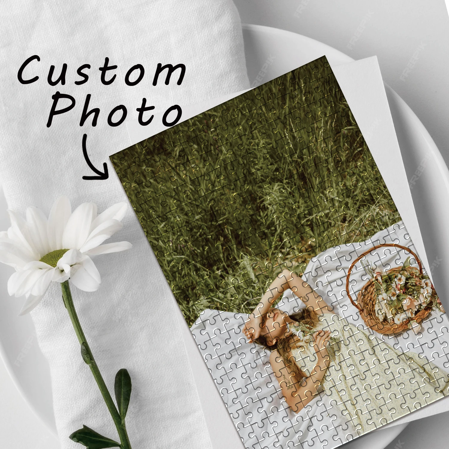 35/150/300/500/1000 قطعة التخييم في الهواء الطلق شخصية الضغط الألغاز بازل قطع الألغاز المخصصة في الصور فسيفساء #3