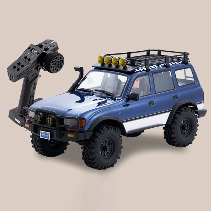 ترقية جديدة FMS FCX10P LC80 PRO V2 1/10 محرك خارجي بدون فرشاة RC 4WD محاكاة على الطرق الوعرة تسلق ألعاب المركبات نموذج #6