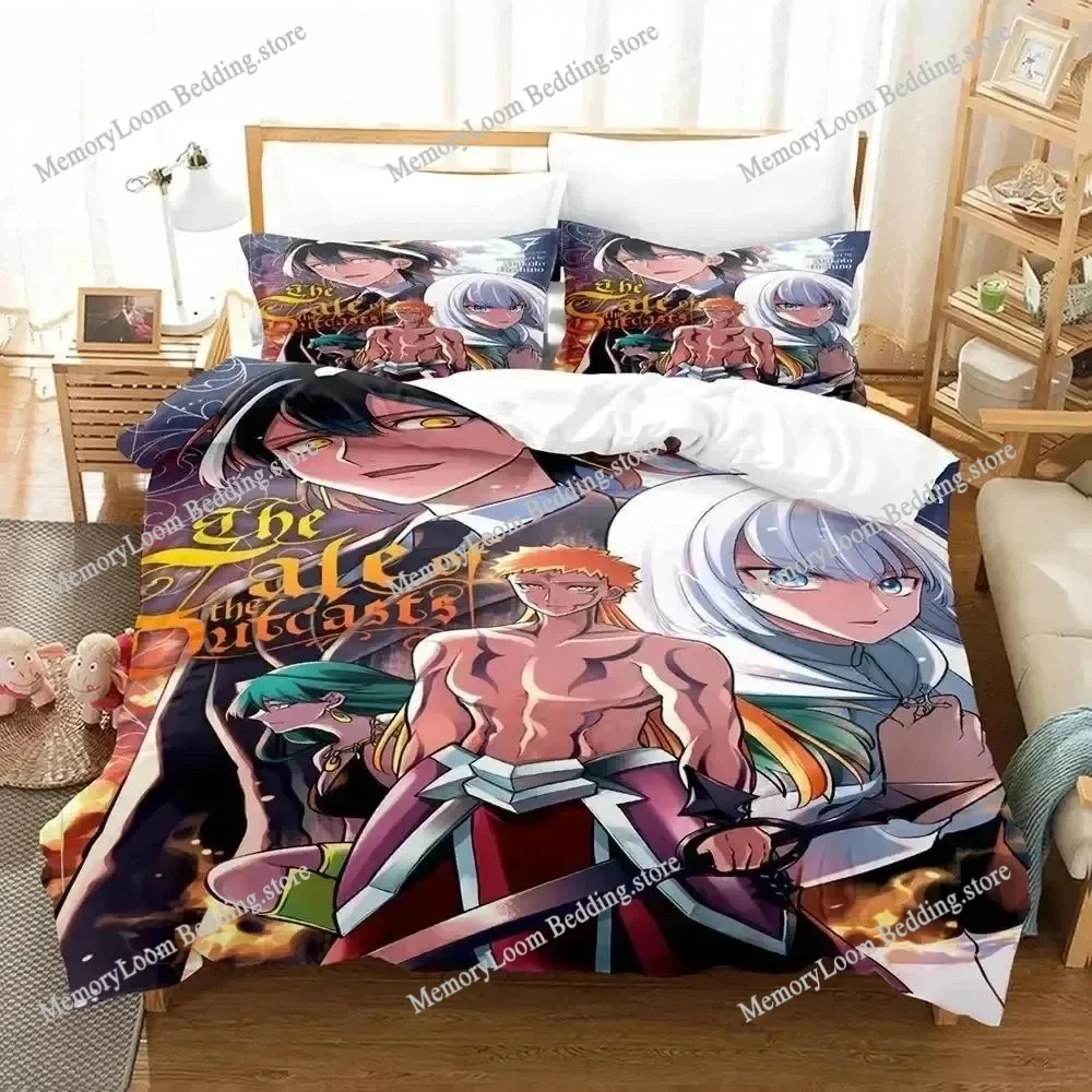 

Anime The tale of outcasts Bedding Set Boys Girls Twin Queen Size Duvet Cover Pillowcase Bed Boys Adult Home Textileextile