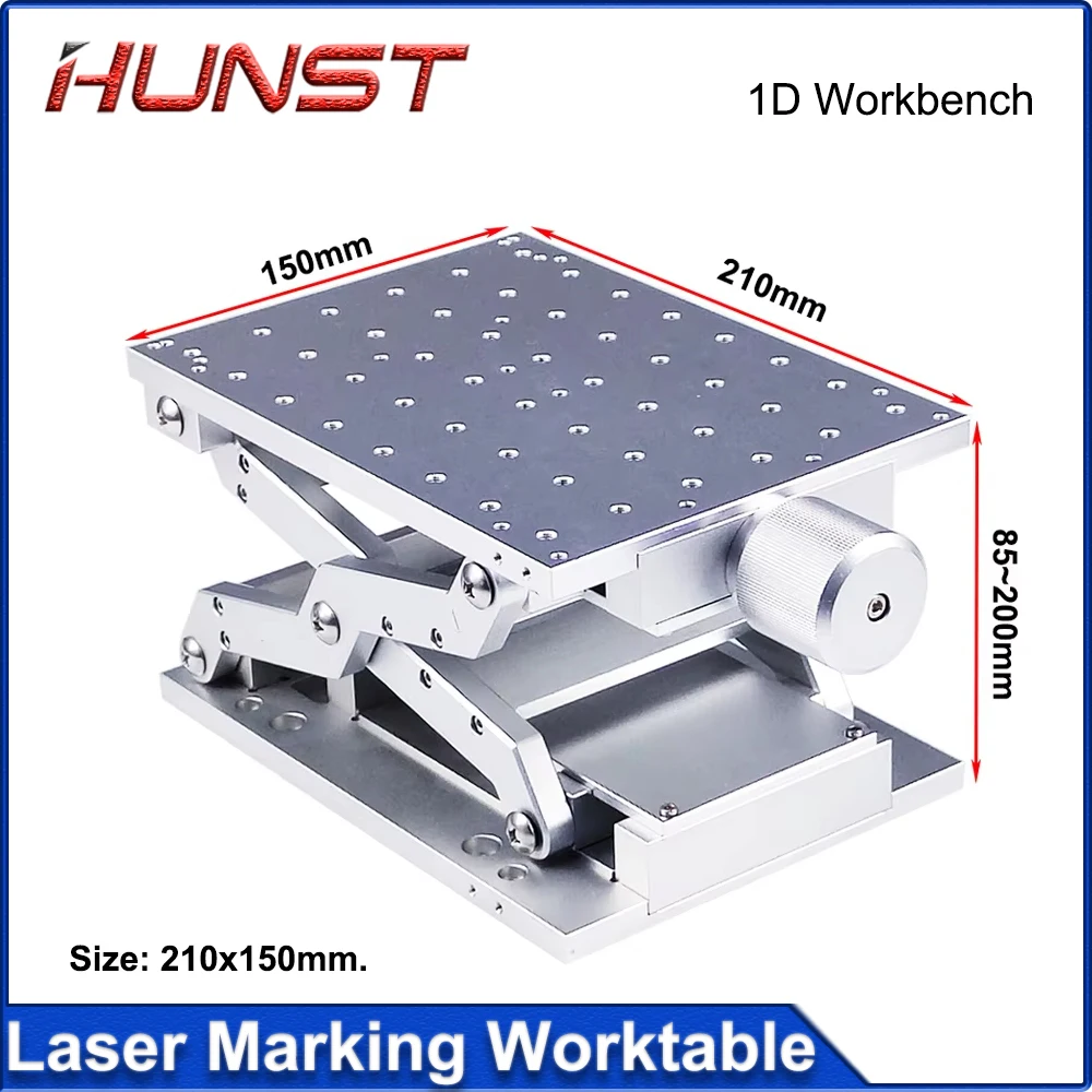 Hunst 1 Axis Mobile Workbench 210*150mm Z Axis Workbench Portable Cabinet Box DIY Parts DIY Parts For Laser Machine