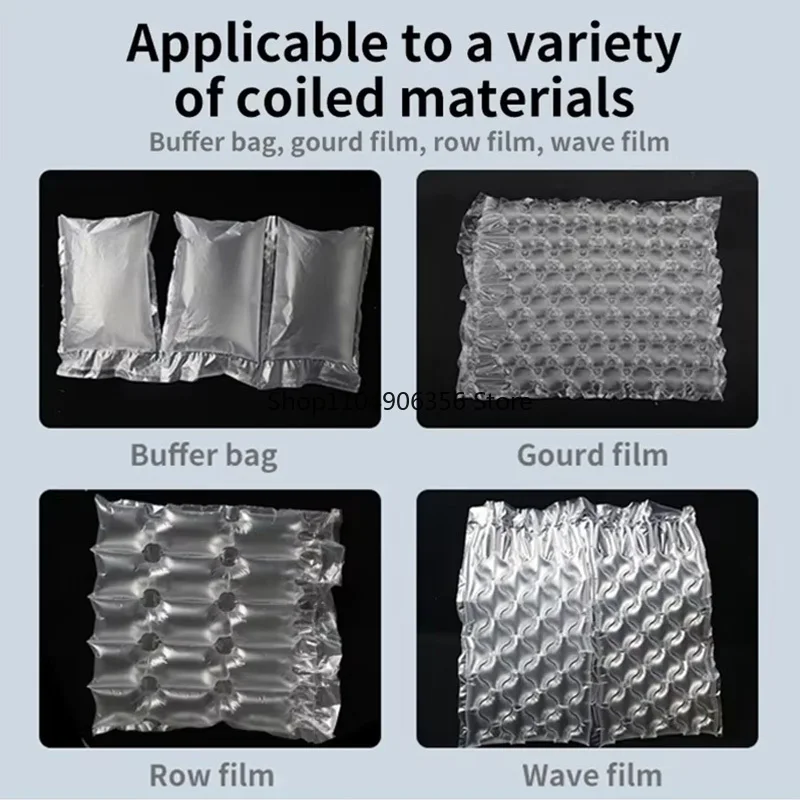 Automatic Heat Sealed Inflator For Bubble Hulu Wrap Cushion Film Air Pillow Machine Shipping Packaging Efficiency Compatibility