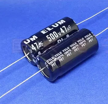 47uF 500V 18*40 Axial electrolytic capacitor for high pressure bladder maces as surface mounted fuses