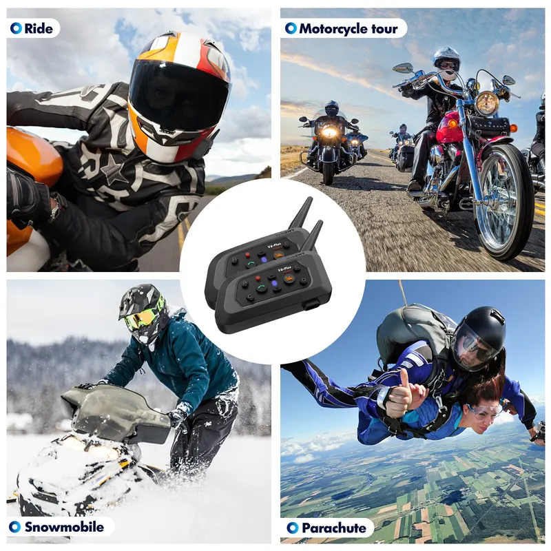 Capacete Bluetooth Xinowy V6 Plus para Motocicleta — foto 3