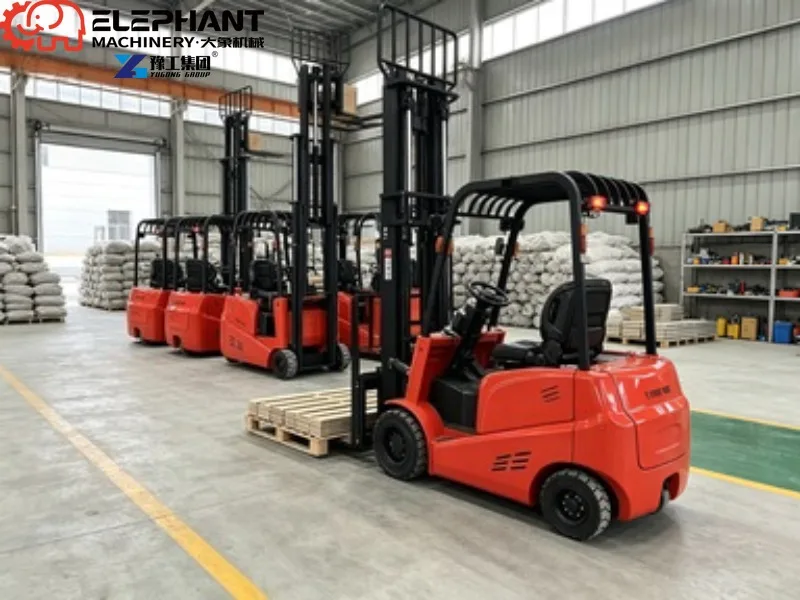 4 Ton Lithium Powered Electric Pallet Forklift 5m Working Height Heavy‑Load Forklift For High Position Stacking Work