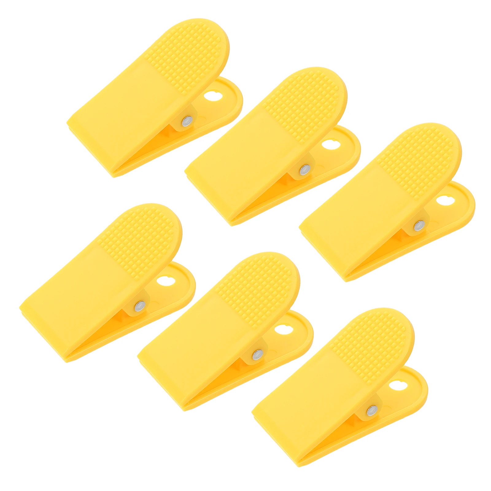 

6pcs Emergency Emergency Stop Treadmill Accessories Stop Clips Universal Parts Yellow Spring Loaded Plastic Safety Key Cord