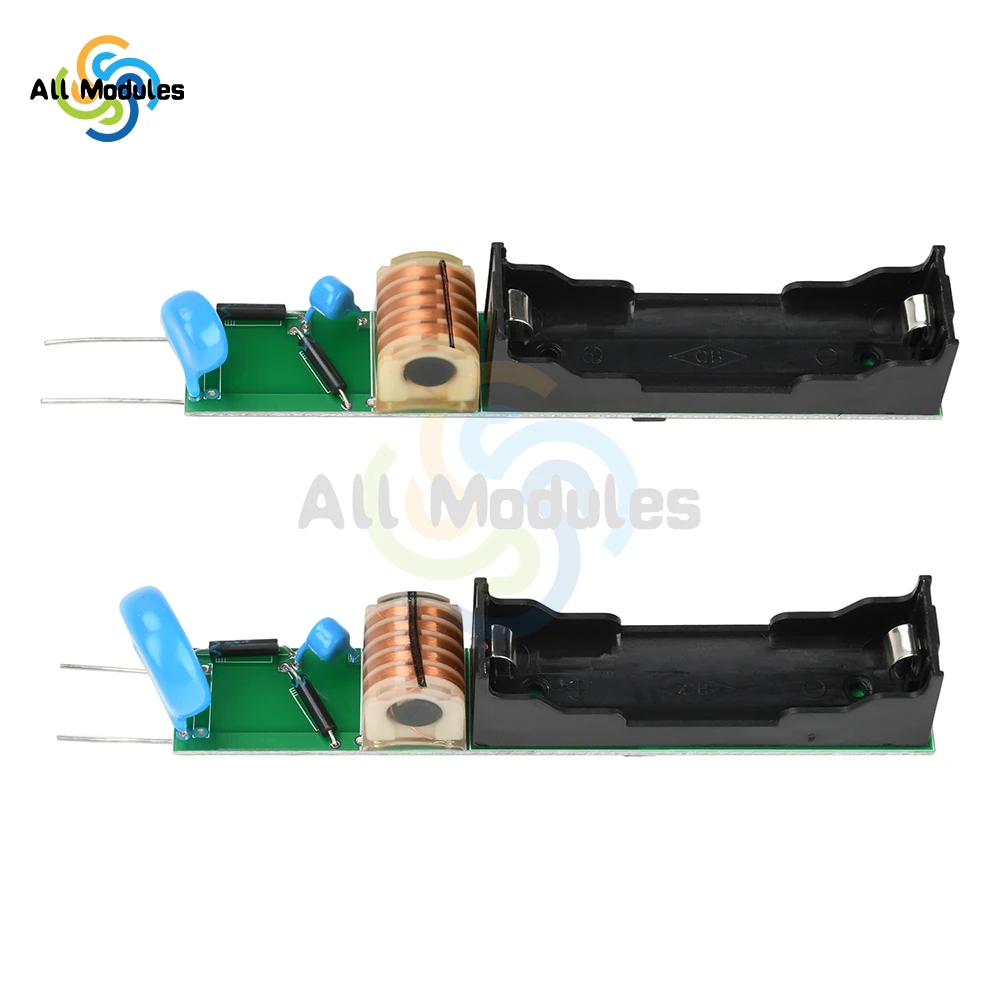 

DC 3.7V 20KV Integrated High Voltage Module Discharge Coil Boost Circuit Arc Generator 18650 Lithium Battery Power Supply