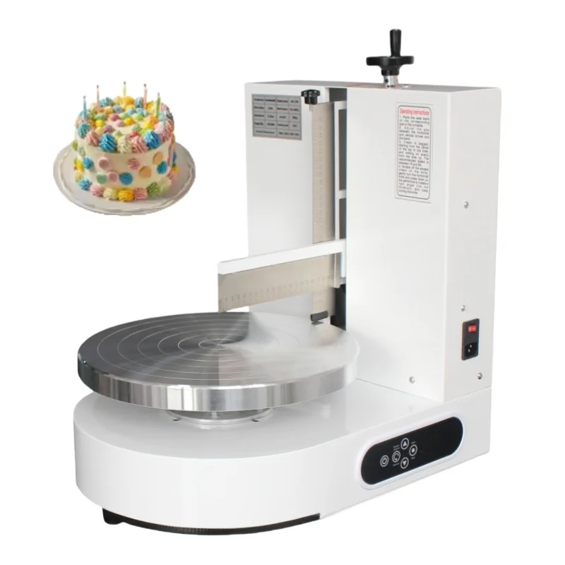Automatic Cake Decorator Better for Birthday Cakes Cream Icing Spreading Bread Frosting Coating Smooth Finish Machine