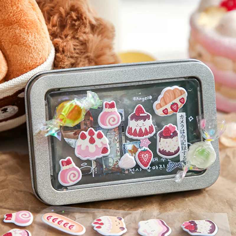 مجموعة متجر الحلوى الورقية من Mr. Paper، ملصقات مسطحة من الفوم، لوازم ثابتة لطيفة، ملصقات قصاصات، هدية للأطفال للطلاب #3