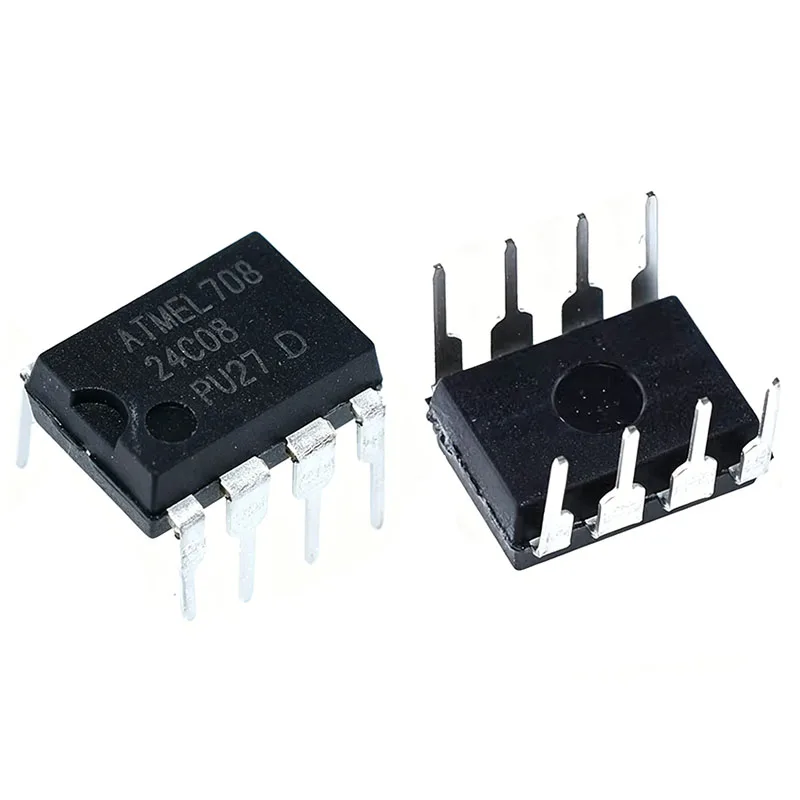 10PCS 24C02 24C04 24C08 24C16 24C32 24C64 DIP-8 Integrated Circuit Memory Chip DIP IC