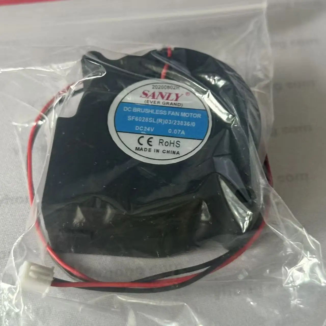 SANLY SF6028SL DC 24V 0.07A 2-Wire Server Cooling Fan