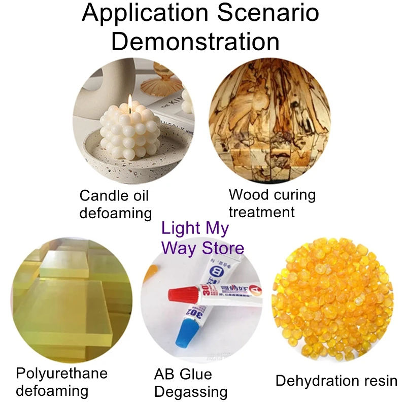 Industrial drops of silica gel defoaming vacuum pump mold turning machine epoxy resin experimental equipment