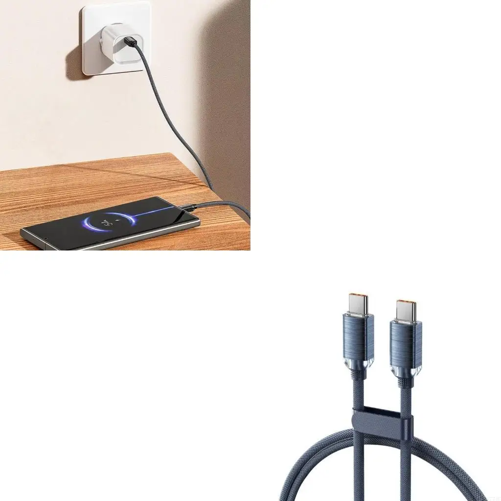 Type C Cable USB C To Type C Extension Connection Cord For Charging and Simultaneously Data Transfer 480Mbps 77JC