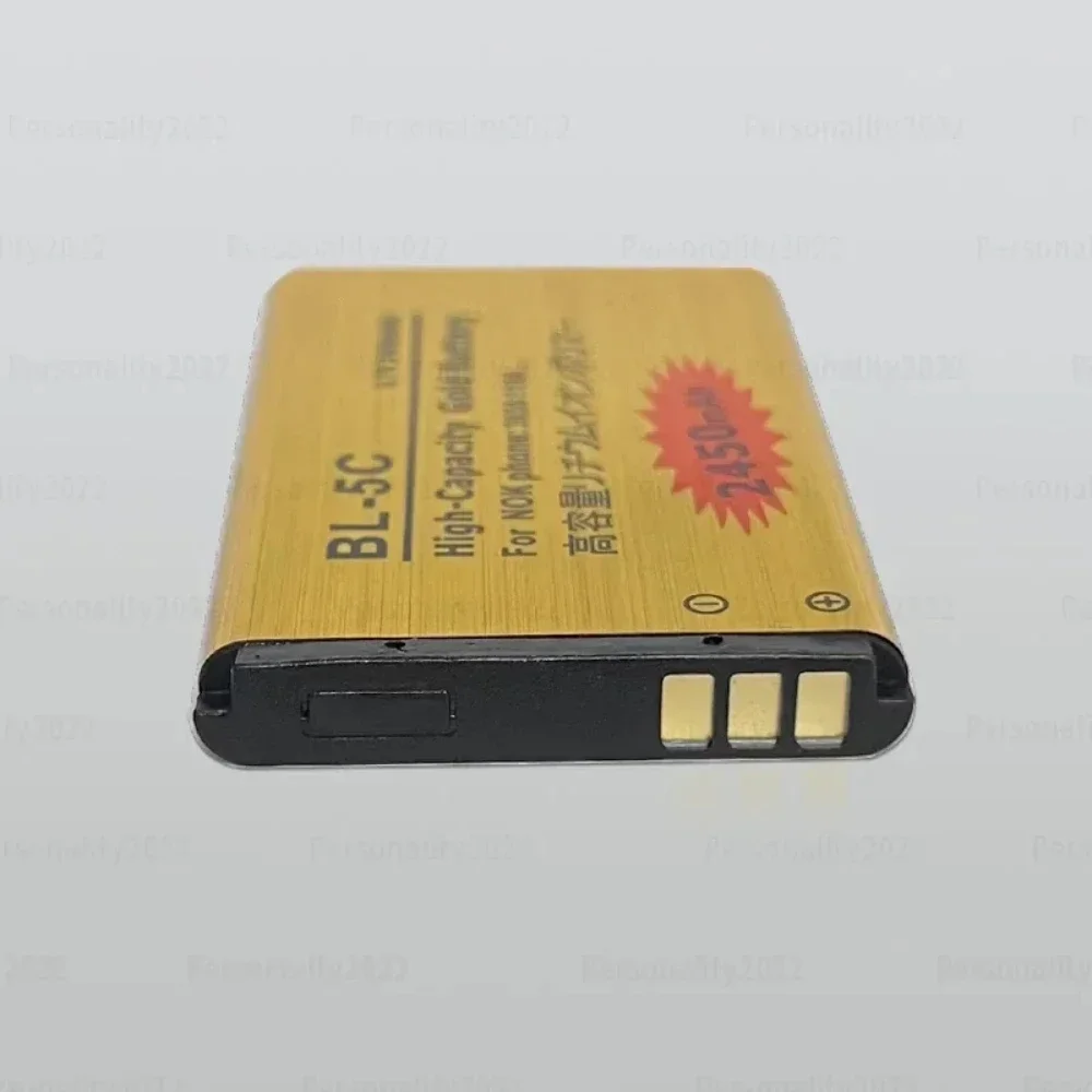BL-5C Battery 3.7V BL5C 2450mAh for Nokia BL5C 1600 6230 2600 1100 1110 1200 1208 2700 3100 3110 N70 Mobile Phone Battery